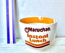 Ramen Noodle Bowl w/Cutout For Chopsticks; Maruchan Instant Lunch,Bowl Only