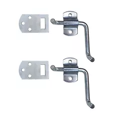 2 Pack Corner Side Gate Stake Bed Latches Bracket Set for Stake Trucks Trailer