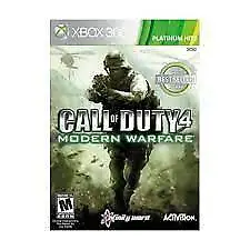 Call Of Duty 4 Modern Warfare Platinum Hits Microsoft Xbox 360 Game