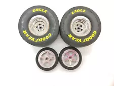 Traxxas Funny Car Dragster Tires & Wheels Front & Rear Used