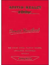 1952 1953 1954 1956 Austin Healey 100 4 Owners Manual Hardbound Handbook Guide