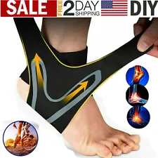Ankle Brace Foot Support Plantar Fasciitis Pain Relief Compression Sleeve Wrap