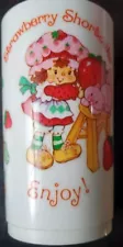 Strawberry Shortcake Plastic Drinking Cup 4-3/4" Bright & Colorful 1980 Deka