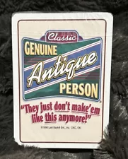 Vintage Classic Genuine Antique Person Playing Cards New/Sealed