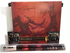 Heaven & Hell - 12” LP 2009 US Autographed, Plus Drumsticks & Two Lanyards.