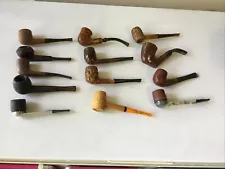 HUGE Lot of Thirteen (13) Original Vintage Smoking Tobacco Pipes...no reserve!