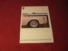 1965 Mercury & Comet Sales Brochure Booklet Catalog Old Original