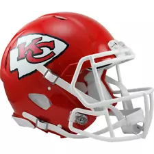 *SALE* KANSAS CITY CHIEFS NFL FULL SIZE SPEED AUTHENTIC FOOTBALL HELMET RIDDELL!