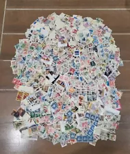 Bulk Postage Stamps Used Off Paper Collage Junk Journal Various Huge Lot