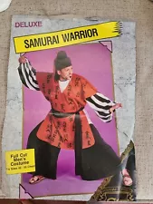 DELUXE SAMURAI WARRIOR FULL CUT MENS HALLOWEEN COSTUME FITS SIZES 42-50 CHEST