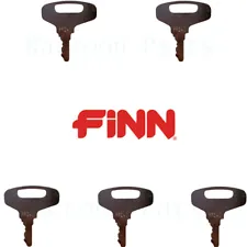 5 Finn Straw Blower Ignition Keys & Also For Kubota and Gehl Equipments