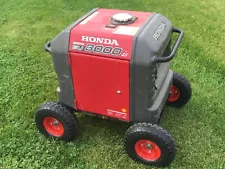 Wheel Kit for Honda Generator EU3000is - SOLID NEVER FLAT TIRES - All Terrain!!