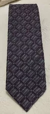 Italo Ferretti Silk/Wool Blend Knit Geometric Neck Tie!