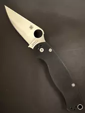 Spyderco Paramilitary 2 - PM2 - G10 Plain Edge - CPM S45vn - New Factory Second