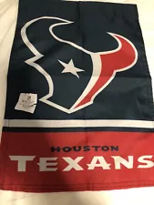 NFL Houston Texans Football Fans 12x18" Garden Flag Yard Man Cave Banner