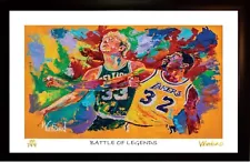 Sale Larry Bird Magic Johnson L.E. #1/199 Premium Print Was 199.95 Now $99.95