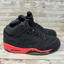 Air Jordan 5 Retro 3Lab5 'Infrared' 599581-010 Black Sneakers Men's Size 10.5