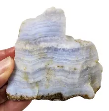 Blue Lace Agate Rough Stone 98 grams