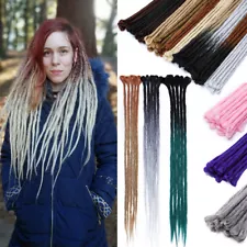 Preamium Wool Made Crochet Dreads Handmade Dreadlocks Hair Extensions As Human