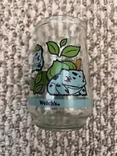 Bulbasaur #01 Pokemon Welchs Jelly Jar Collectible Cup 1999 Pristine Condition!