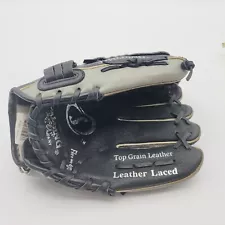 New ListingSpalding 18225 11 inch Baseball Glove Top Grain Leather Lace Black and Gray