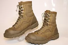 Danner USA Made USMC Rat Temperate Mens 9 W Wide Leather Combat Boots 15660X