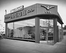 1957 Chrysler Imperial Stand alone showroom 8 x 10 Photograph