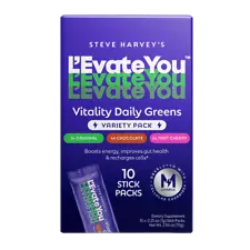 L'Evate You Vitality Daily Greens - Dietary Supplement - Variety - 10 Count