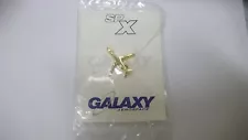 ASTRA/SPX/G100 (3-D CAST) GALAXY AEROSPACE AIRPLANE LAPEL PIN GOLD PLATED