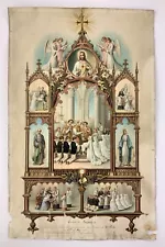 The Seven Sacraments True Mass First Holy Communion 1927 Church St Rita CC153