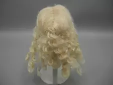 For Antique & Vintage Dolls Hair Piece *Mary Paul* Wig Blonde Mohair Small Size