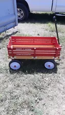 Radio Flyer Town and Country Wooden Wagon for Kids