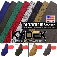 Infused KYDEX® Sheet - Topographic Map­ Camo Series - (Multiple Sizes Available)