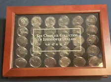 The Complete Collection Of Eisenhower Dollar Collection 30 coin set Box PCS