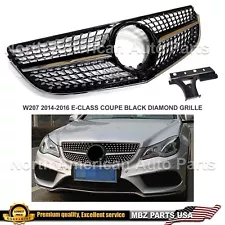 E-Class Coupe Black Diamond Grille E550 E350 E300 2014 2015 2016 (For: Mercedes-Benz E550)