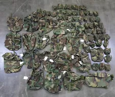 Bulk Lot 71x SDS Sustainment, Grenade, SAW, Utility Pouches Woodland US Military