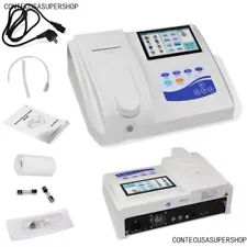 touch screen Semi-auto Biochemistry Analyzer blood other body fluid Self-check