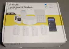 Alarm System for Home Security, GRSICO 9 Piece Motion Smart System Alexa USED