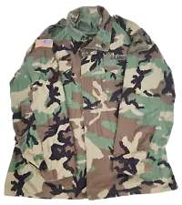 Used US GI Woodland Camo M-65 Field Jacket *mocinc.1982*