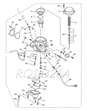 Carburetor For Yamaha Raptor 250 YFM250R 2008-2013