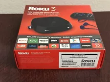 Roku 3 Model 4230X Black Media Streamer No Remote