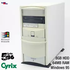 Fic 486-Pio3 Cyrix 5x86 100mhz Isa Slot Computer Pc Old Games Windows 95 Sound