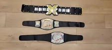 Lot Of 3 WWE Championship Belts (1 W/ Lights & Music)