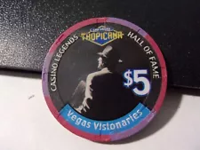 TROPICANA RESORT & CASINO $5 hotel casino gaming poker chip (LTD 750) Las Vegas