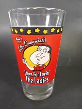 Glen Quagmire's Lines For Lovin' The Ladies Pint Glass Family Guy 2005