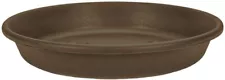 The HC Companies Plastic Saucer for Classic Pot, 16 - Chocolate