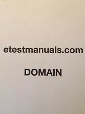 etestmanuals.com Domain for sale, owned over 20 years