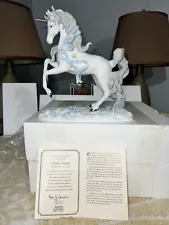 2002 The Princeton gallery Yuletide majesty Porcelain Unicorn