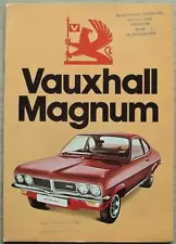 VAUXHALL MAGNUM Car Sales Brochure For 1975 #V2223 8/74 SALOON Coupe ESTATE