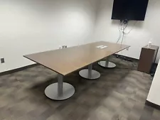 10' Long Conference Table by OFS in Espresso Color Wood Finish